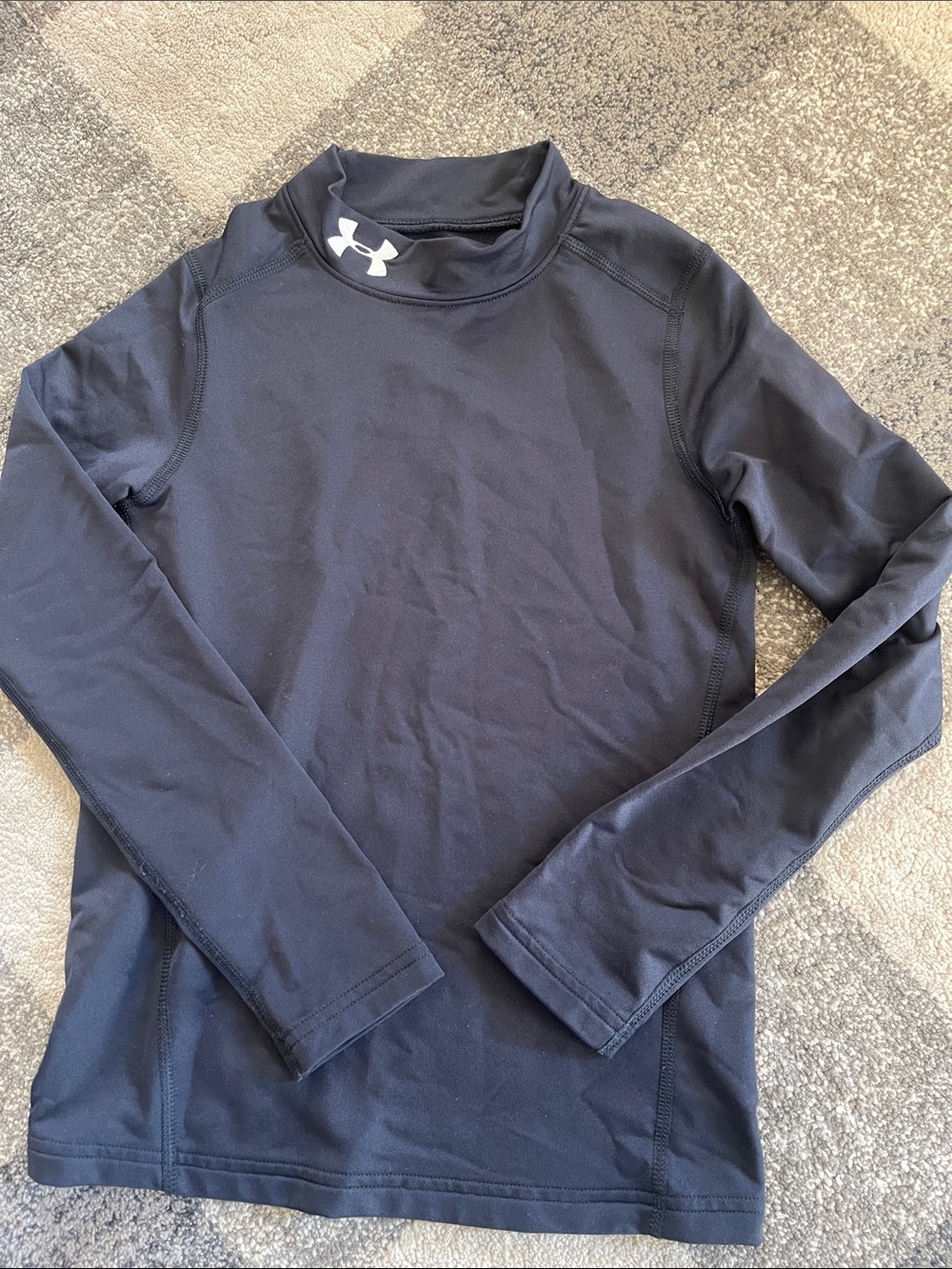 Under Armour Black High-Neck Performance Long Sleeve